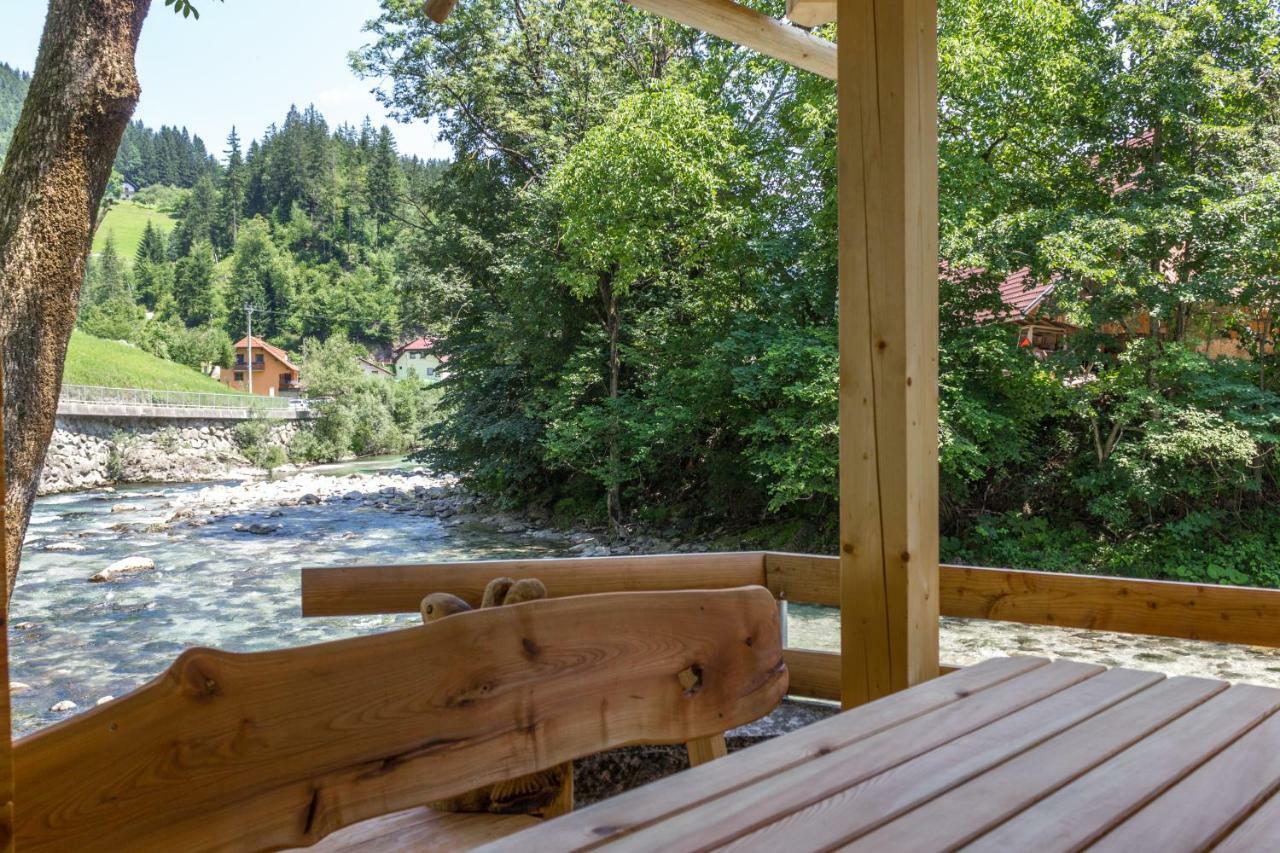 Ferienwohnung Krivec Luče Exterior foto